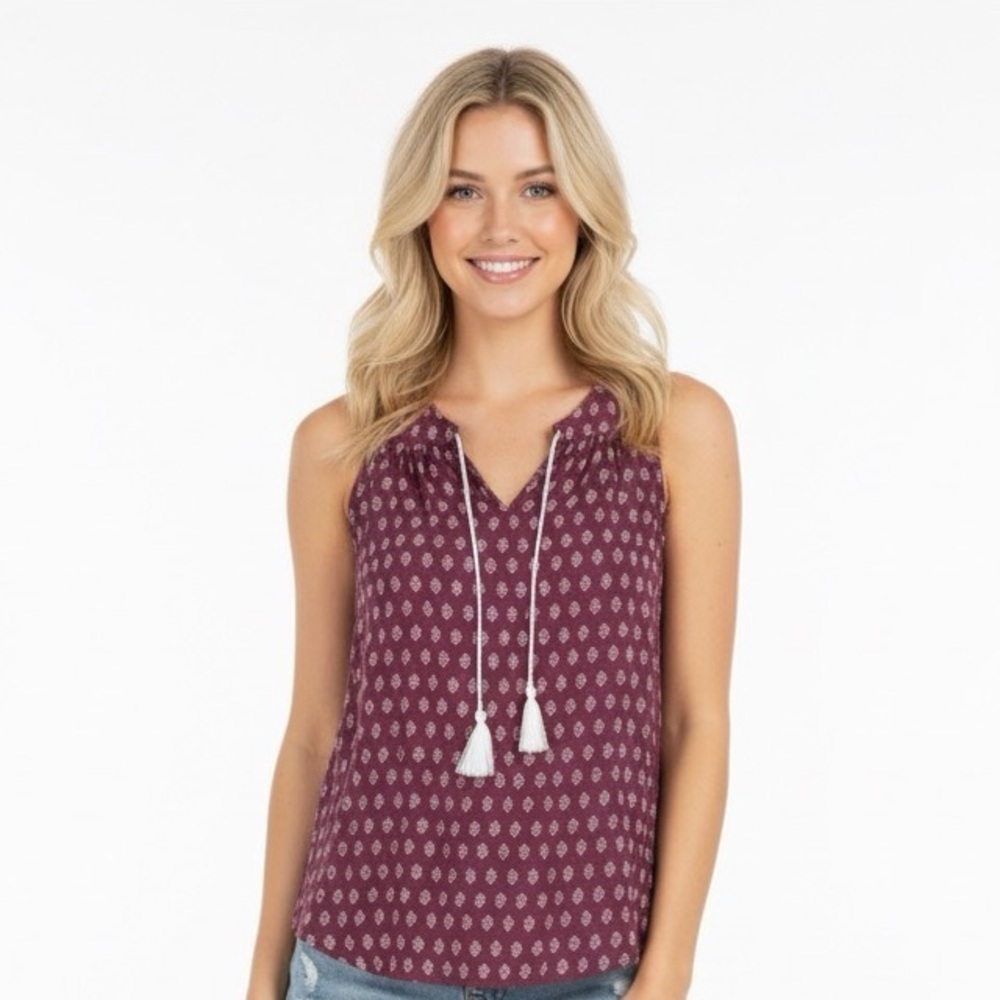 Gap factory small boho floral sleeveless top